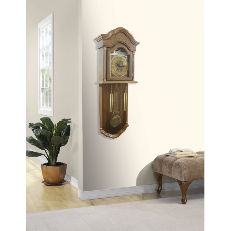 Jenlea Full Grandfather Wall Hanging Clock & Reviews Wayfair